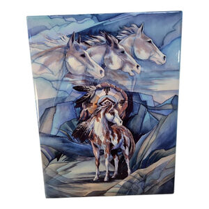 Jody Bergsma "I Am The Wind" Art Print Ceramic Tile 8" X 6"